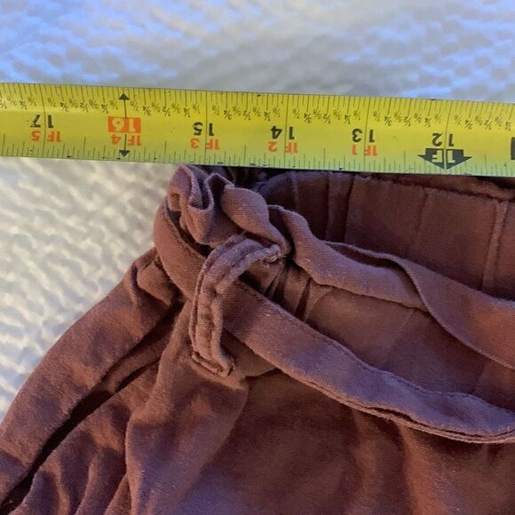 MAURICES, linen pants, tie waist and pockets, medium - Picture 7 of 9